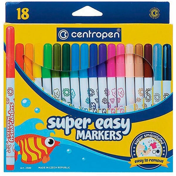 Фломастеры Centropen 30 цветов - фото №14