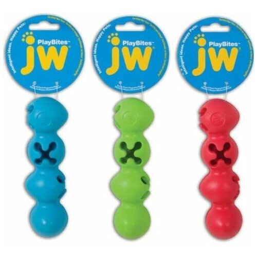 Pet Puppy Caterpiller Toy Игрушка для щенков Гусеница, контейнер для лакомства, маленькая, резина 15 см