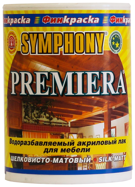 Лак Финкраска Symphony Premiera шелковисто-матовый