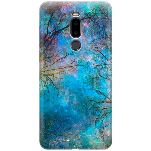 фото Re:pa накладка transparent для meizu note 8 с принтом "ночное небо в ветвях"