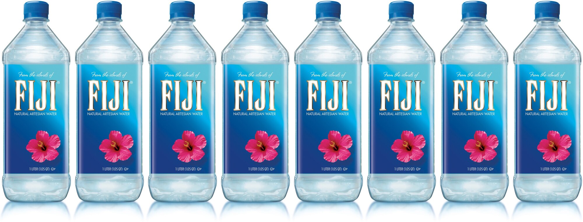 Вода минеральная Фиджи (Fiji) 12шт. по 1,0л, негазированная, пэт
