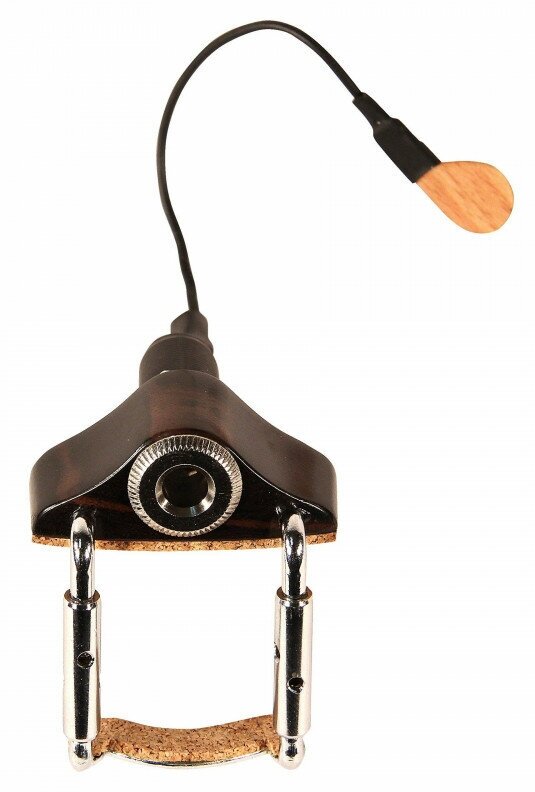 KNA VV-3 звукосниматель для скрипки / альта, пассивный, разъем 1/4' джек, деревянная отделка