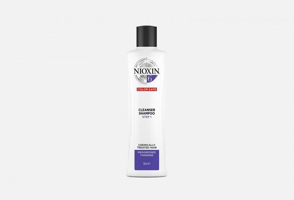Nioxin Cleanser System 6 - Ниоксин Система 6 Шампунь очищающий, 300 мл -