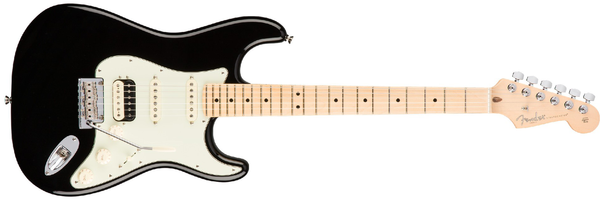 Fender Player Stratocaster HSS MN BLK электрогитара, цвет черный