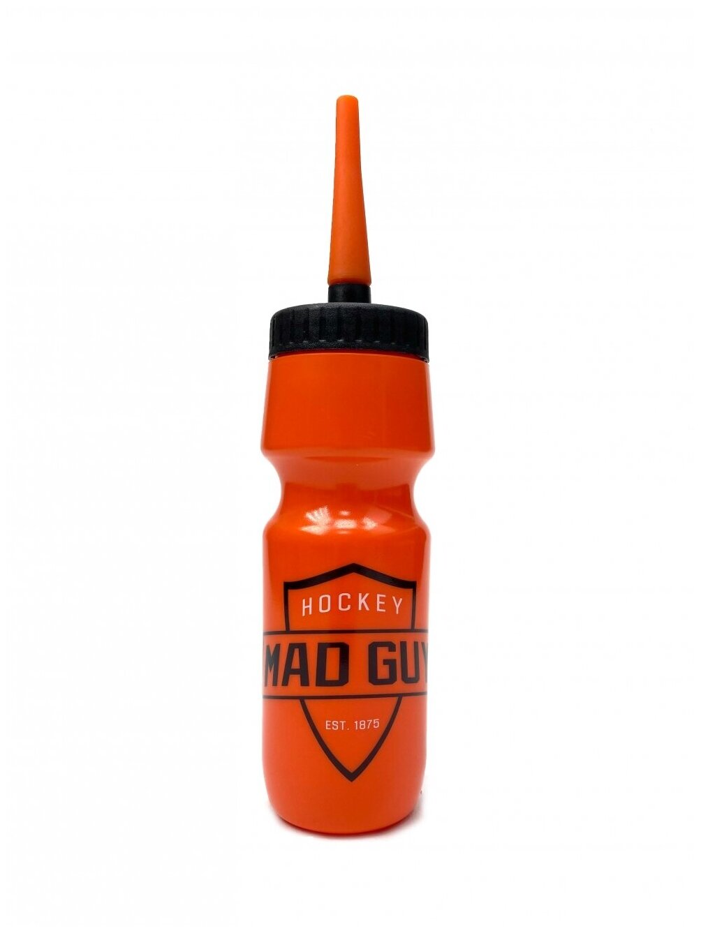Спортивная бутылка для воды MAD GUY (хоккей) 700 мл оранжевая