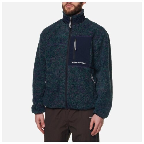 фото Мужская флисовая куртка thisisneverthat sp sherpa fleece pocket фиолетовый, размер xl