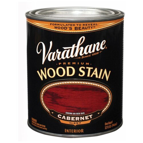 Varathane морилка Premium Wood Stain, 0.946 кг, 0.946 л, Каберне birchwood casey морилка wood stain 0 09 л
