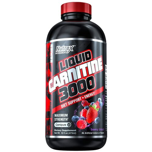 Nutrex Research, Liquid Carnitine 3000, Green Apple, 16 fl oz (480 ml)