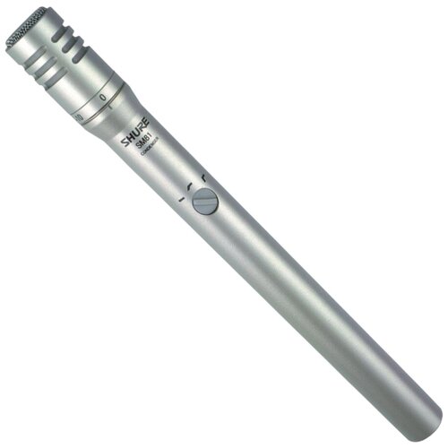 Shure SM81, разъем: XLR 3 pin (M), серебристый, 1 шт микрофон конденсаторный shure sm81
