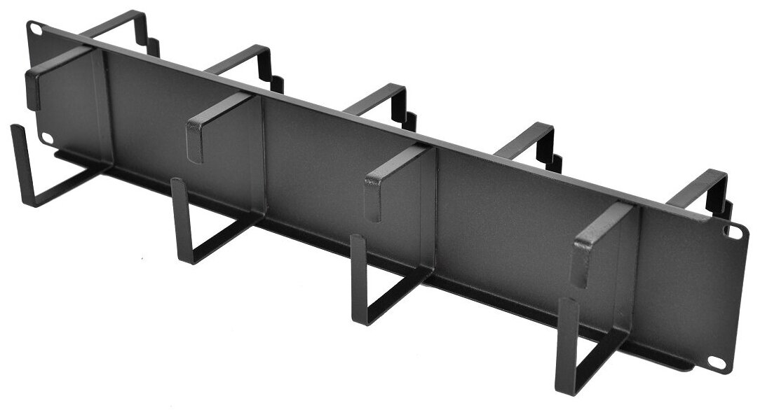 Кабельный организатор ЦМО Горизонтальный двухсторонний кольца 2U шир:19" глуб:145.2мм