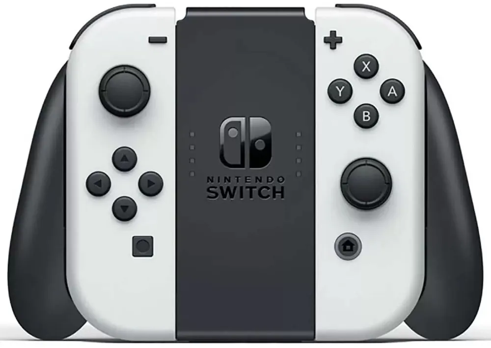 Игровая приставка Nintendo Switch (OLED-модель) White. Требуется адаптер под евро-вилку