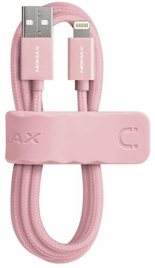 Кабель Momax DDMMFILFP Elite Link MFi USB to Lightning Cable 1m Rose Gold (DDMMFILFPL2)