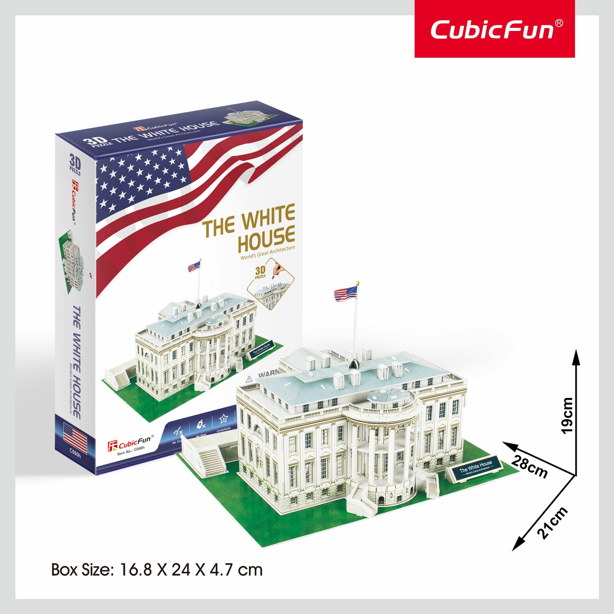 3D пазл Белый дом The White House