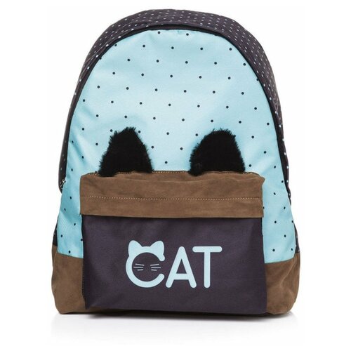 Рюкзак школьный Hatber Basic Cat, 41х30х13см, 1 отд, 1 карман