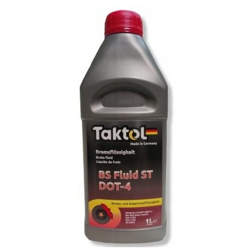 Тормозная жидкость TAKTOL BS Fluid ST DOT-4 plus,1л