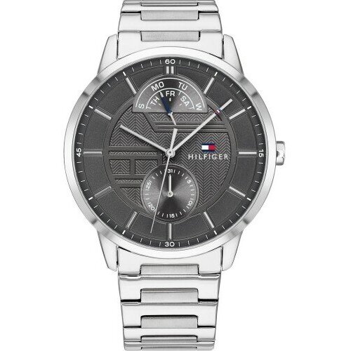 Наручные часы TOMMY HILFIGER, серебряный, серый наручные часы tommy hilfiger серебряный серый