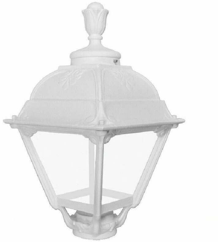 Уличный фонарь на столб Fumagalli Cefa U23.000.000. WXF1L, Белый и Прозрачный, с лампой 800Lm, 4000К