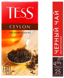 Фото Чай черный Tess Ceylon в пакетиках