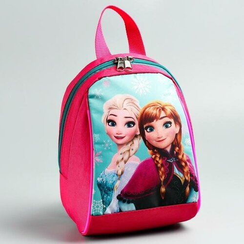 Детский рюкзак Disney Холодное сердце, 20х13х26 см, отдел на молнии (4775628) чемодан детский холодное сердце 32 x 23 x 42 см отдел на молнии н карман disney