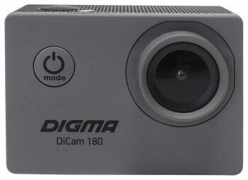 Экшн камера Digma DiCam 180 серый