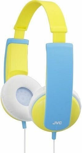 Наушники JVC HA-KD5-Y-EF KIDS проводные, детские, желтые/голубые