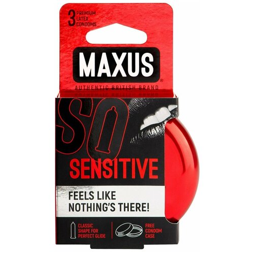 Maxus / Презервативы Maxus Sensitive ультратонкие 3шт 3 уп презервативы maxus sensitive ультратонкие 3 шт