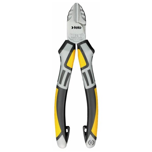 Бокорезы Felo 59101640 160 мм серый/желтый бокорезы knipex 7005160t хромированные 160 mm со страховочным креплением