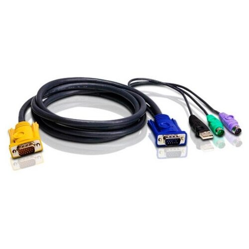 usb ps2 converter usb a male ps2 di̇şi̇ KVM-кабель ATEN 2L-5302UP