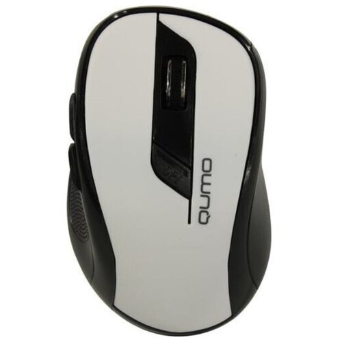 мышь беспроводная офисная qumo style Мышь Qumo Office Line White M79, 6 кноп, беспроводная 2.4G, 800/1200/1600 dpi