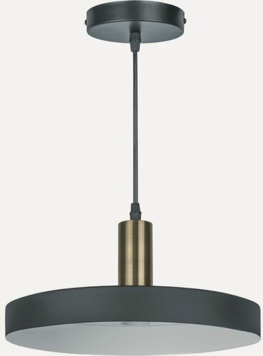 Изображение товара Люстра подвесная Navigator 80 423 NLF-P-035-02 под цоколь Е27, черный/золото