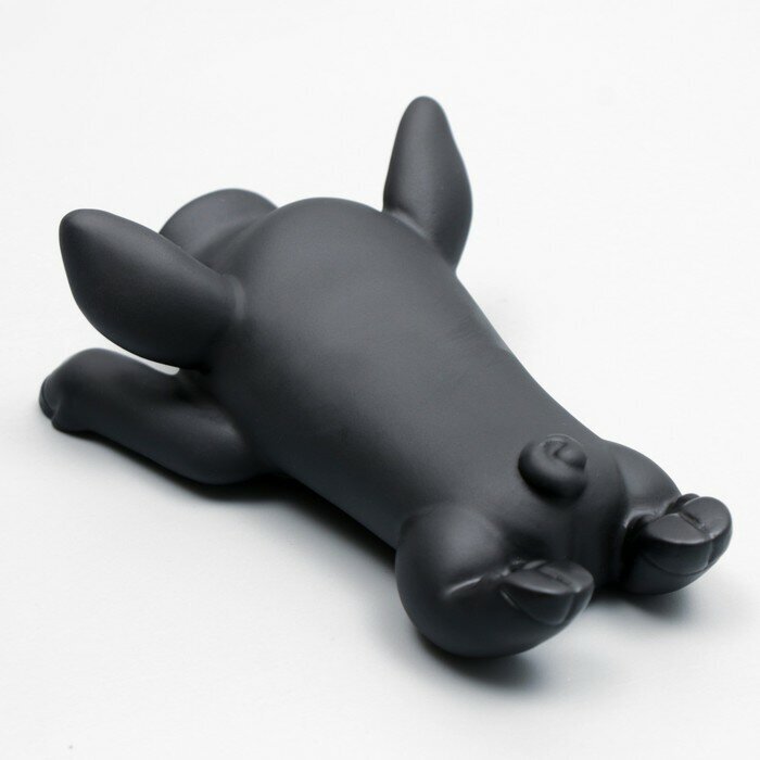 Игрушка пищащая "Буженина" для собак, 13 см, чёрная - фотография № 2