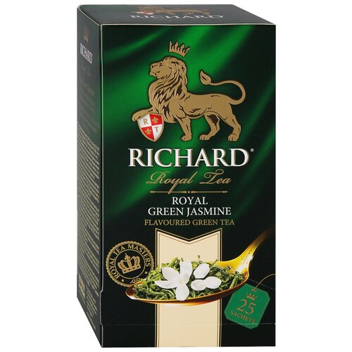 Зеленый чай в пакетиках Richard Royal Green/Melissa, 2 шт по 25 пакетиков