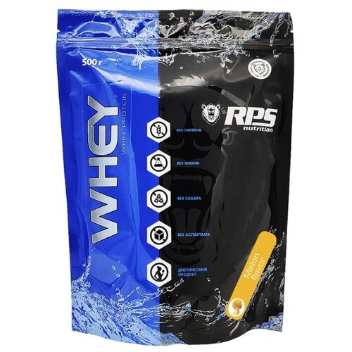 Протеин RPS Nutrition Whey Protein, 500 гр., дыня протеин rps nutrition whey protein 500 гр кола