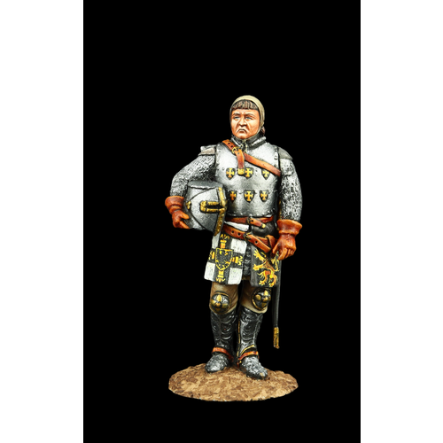 Оловянный солдатик SDS: Оруженосец Тевтонского рыцаря оловянный солдатик sds знаменосец тевтонского ордена xiii в