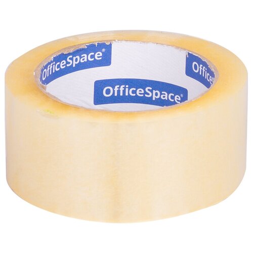 Клейкая лента (скотч) упаковочная OfficeSpace (48мм x 100м, 45мкм, прозрачная) (КЛ_6964)