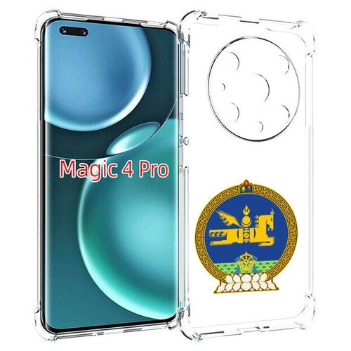 Чехол MyPads герб-монголия для Honor Magic4 Pro / Magic4 Ultimate задняя-панель-накладка-бампер
