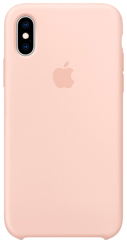 Чехол силиконовый Apple iPhone XS Silicone Case Pink Sand (Розовый песок) MTF82ZM/A