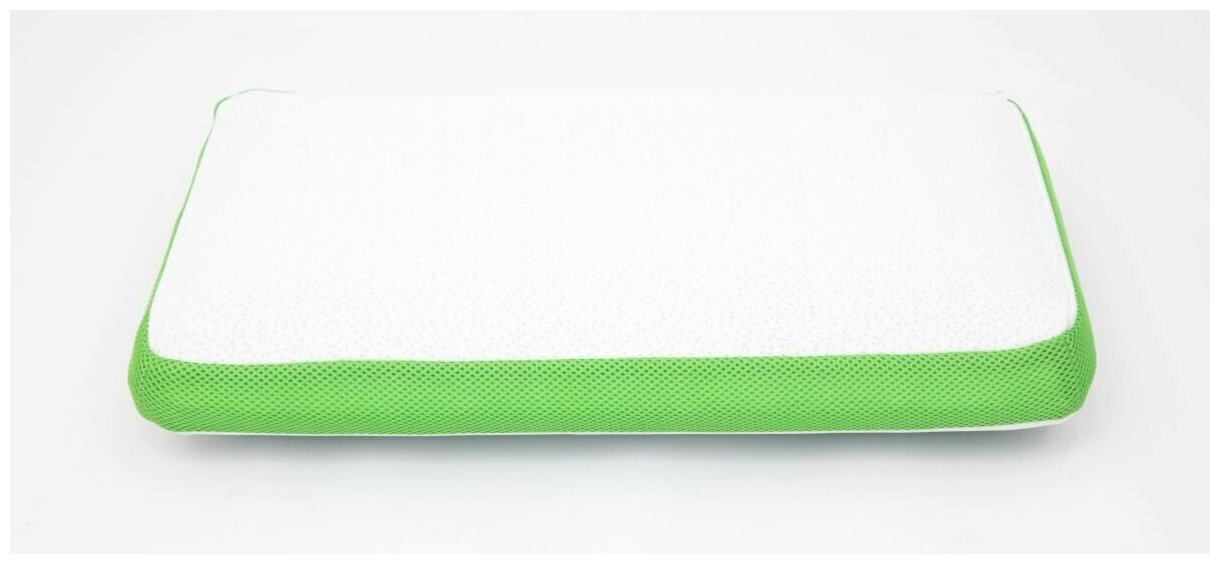 Подушка Arya Memory Foam с Гелевой Вставкой из Зеленого Чая 70x40x13 Green Tea - фотография № 5