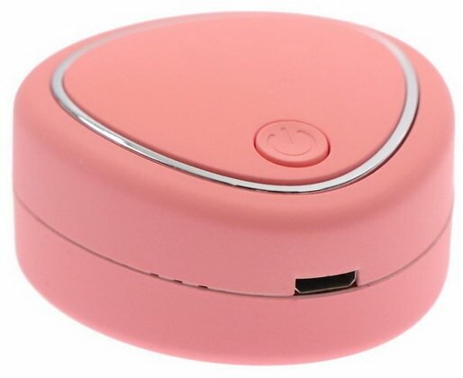 Массажёр для лица LMZ-001, микротоковый, розовый, от USB