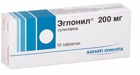 Эглонил таблетки 200мг 12шт
