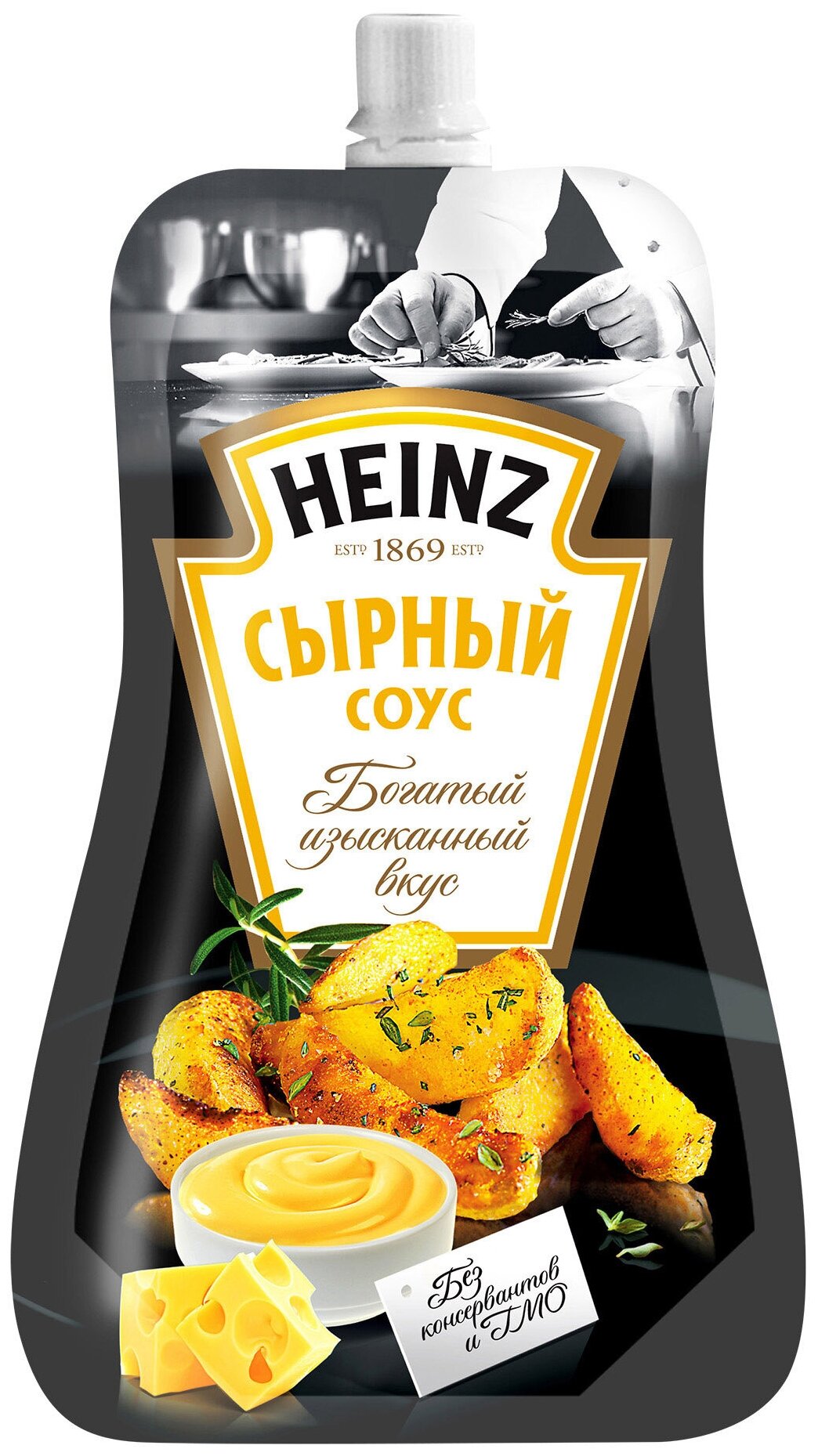 Соус Heinz 230г сырный дой-пак