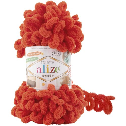 фото Пряжа alize puffy гранат (767), 100% микрополиэстер, 9м, 100г, 2шт