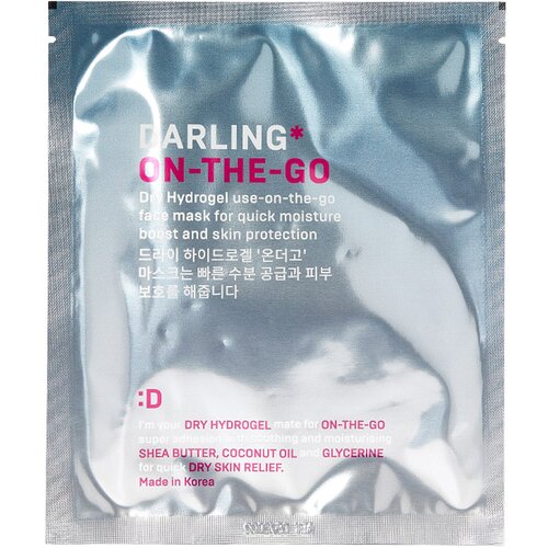 Darling Маска гидрогелевая для быстрого увлажнения и защиты кожи, On-the-go dry hydrogel mask 1 шт