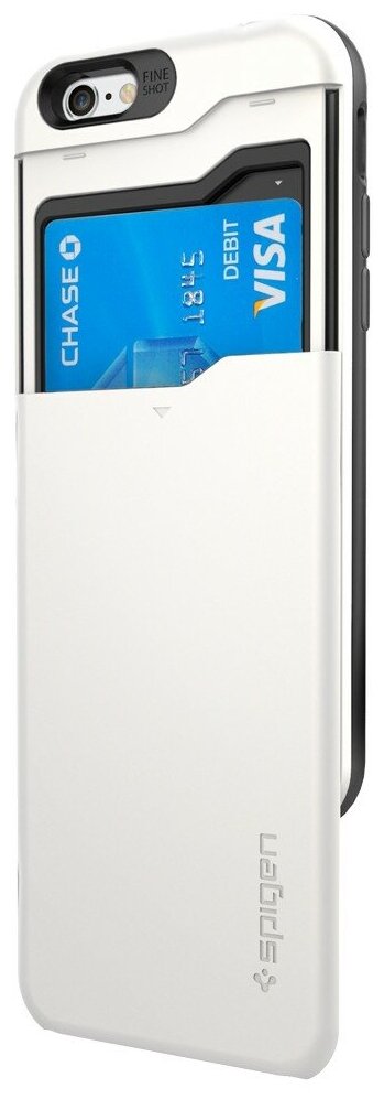 Чехол Spigen для iPhone 6 5.5" Slim Armor CS, белый (SGP10911)
