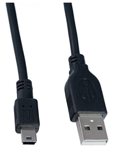 Кабель Perfeo U4305 USB 2.0 A вилка - Mini USB вилка 5м black