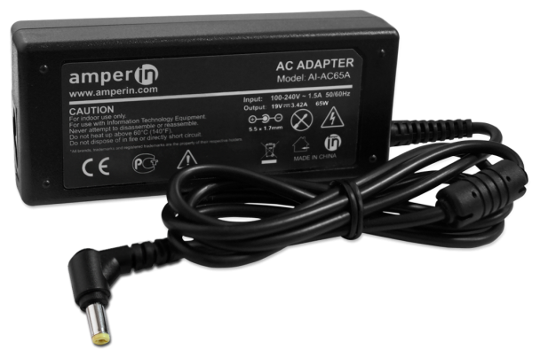 Блок питания AmperIn AI-AC65A для ноутбуков Acer