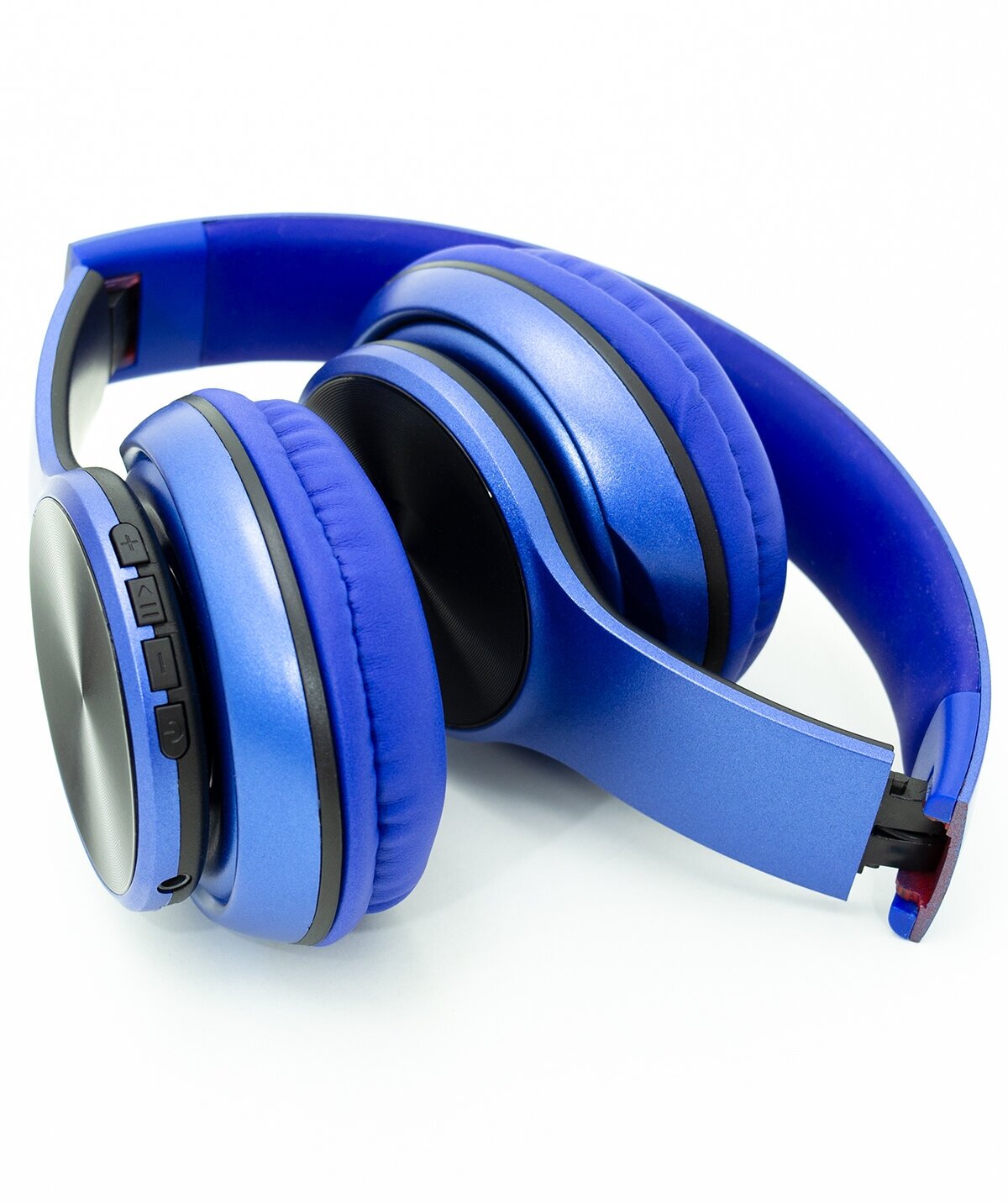 Наушники с микрофоном (синие) UrbanStorm полноразмерные беспроводные / Hi-Fi sound, usb, mini jack 3.5 mm, MicroSD / на голову