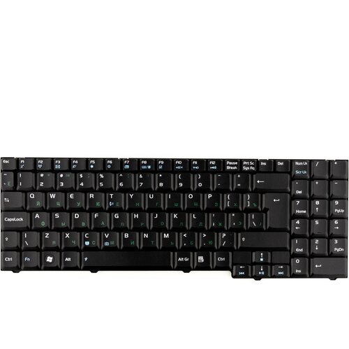 Клавиатура для Asus M50 M70 G50 G70 X55 X57 p/n: NSK-U410R, 9J. N0B82.10R, 04GNED1KRU00-1 клавиатура для ноутбука asus mp 08f43us 5282 белая