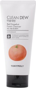 Tony Moly~Густая пенка с экстрактом красного грейпфрута Clean Dew Red Grapefruit Foam Cleanser