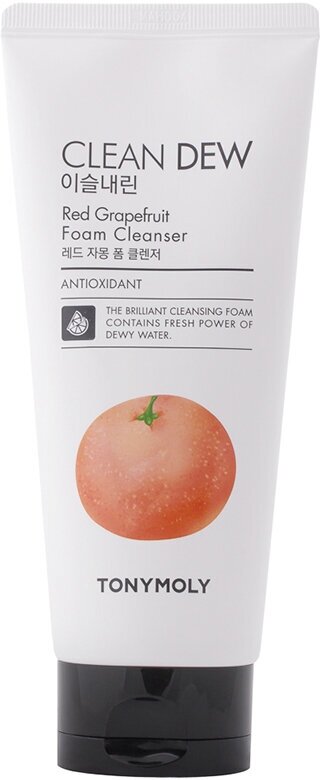 Tony Moly~Густая пенка с экстрактом красного грейпфрута Clean Dew Red Grapefruit Foam Cleanser